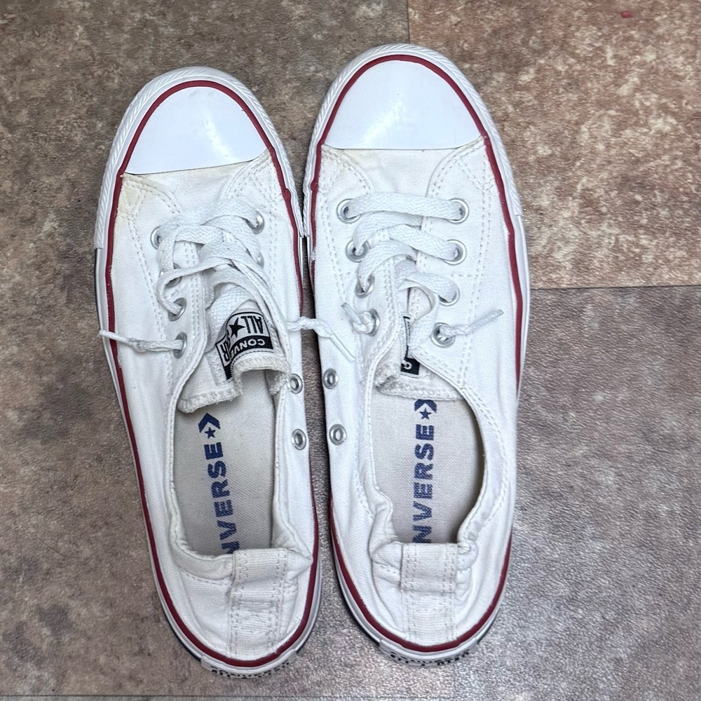 Converse White Low-Top Sneakers